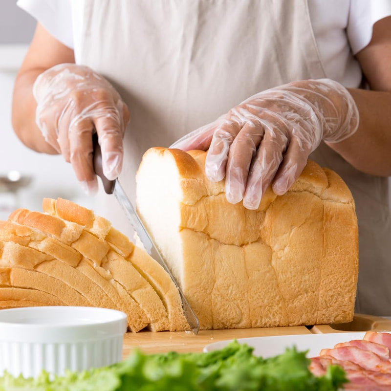 [Australia] - ForPro Disposable Vinyl Gloves, Clear, Industrial Grade, Powder-Free, Latex-Free, Non-Sterile, Food Safe, 2.75 Mil. Palm, 3.9 Mil. Fingers, Medium, 100-Count 