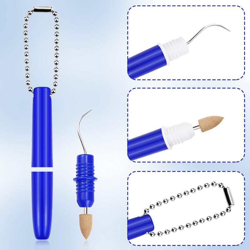 Fercaish 2 Pcs Travel Teeth Cleaning Tools, Dental Tools To Remove Plaque and Tartar, Portable Dental Hygiene Oral Care Kit with Plaque Remover and Tartar Scraper