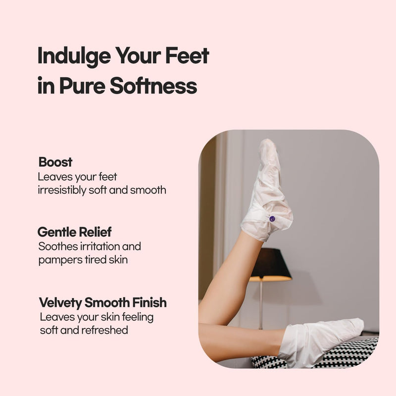 [Australia] - Epielle Moisturizing Hand & Foot Masks 12 Pairs, Soften Dry Hands & Cracked Heels with Sunflower Seed Oil & Avocado Oil, Korean Skin Care, Spa Self Care Gifts for Women, 6 Gloves & 6 Socks 