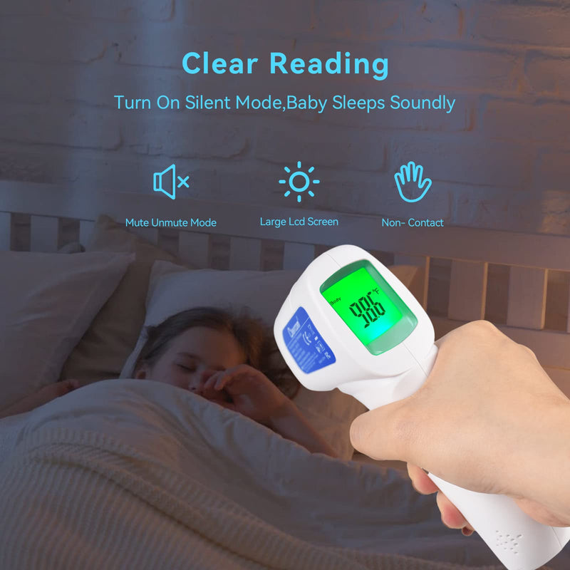 [Australia] - Berrcom Non Contact Forehead Thermometer Digital No-Touch Infrared Thermometer 3 in 1 for Adults and Kids Fever Check Thermometer Temperature Gun for Baby JXB-178-FBA 