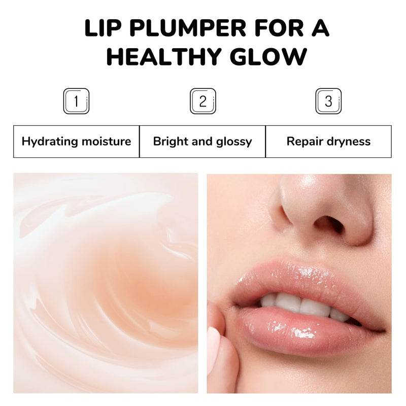 [Australia] - Lip Mask & Scrub Set(Honey + Milk Protein + Oat), Overnight Moisturizer for Cracked & Dry Lips Care, Hydrating Plumper Kit, Sugar Exfoliator Gift for Women Honey Milk 