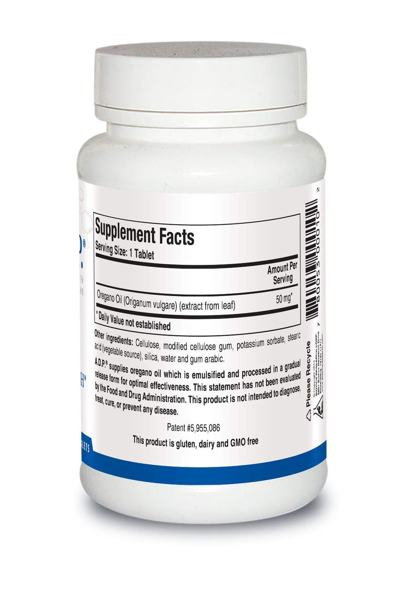 [Australia] - Biotics Research A.D.P. - Oil of Oregano, Patented Formula, Micro-Emulsion Technology, Sustained Release for High Absorption, GI Health. 120T 120 Count (Pack of 1) 