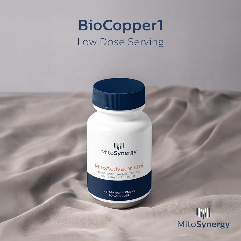 [Australia] - MitoActivator BioCopper1 (Cunermuspir) LDS - Low Dose Serving 0.1mg Bioavailable Copper - Lyme Support for Sensitive Users to minimize Herxheimer Reaction 