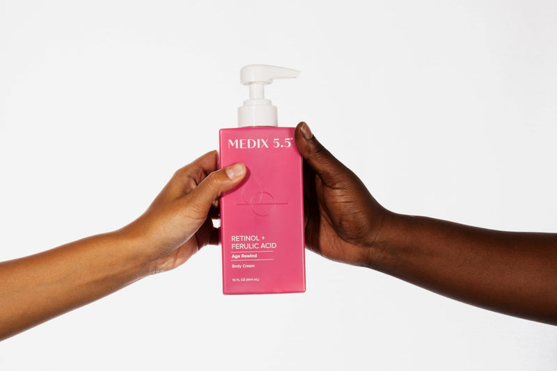 Medix 5.5 Retinol Body Lotion Firming Moisturizer | Crepey Skincare Treatment | Retinol Body Cream | Anti Aging Firming Cream For Women Targets Look Of Crepe Skin, Wrinkles, & Sagging Skin, 15 Fl Oz 1 - Retinol Firming Cream 15 Fl Oz (Pack of 1)