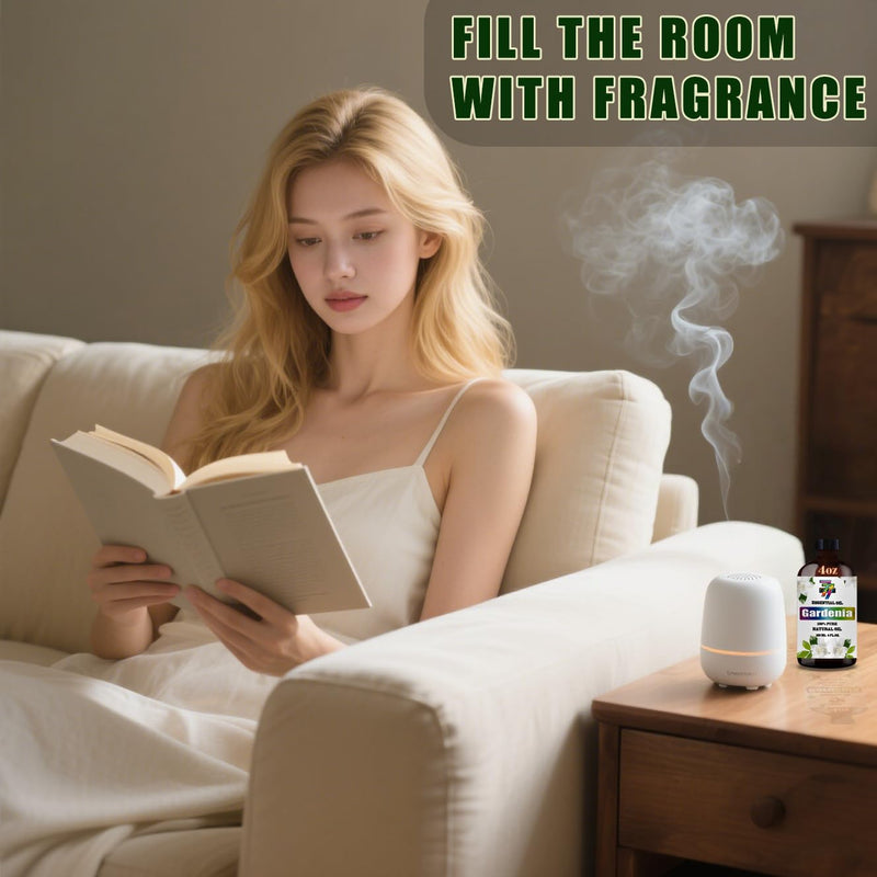 [Australia] - Gardenia Essential Oil (4 oz/120 ml) ‚Äî Gardenia Oils for Aromatherapy, diffusers, humidifiers, Home fragrances, DIY Skincare, soap Making, DIY Candle, Relaxation, Yoga, and Meditation 4 Fl Oz (Pack of 1) 