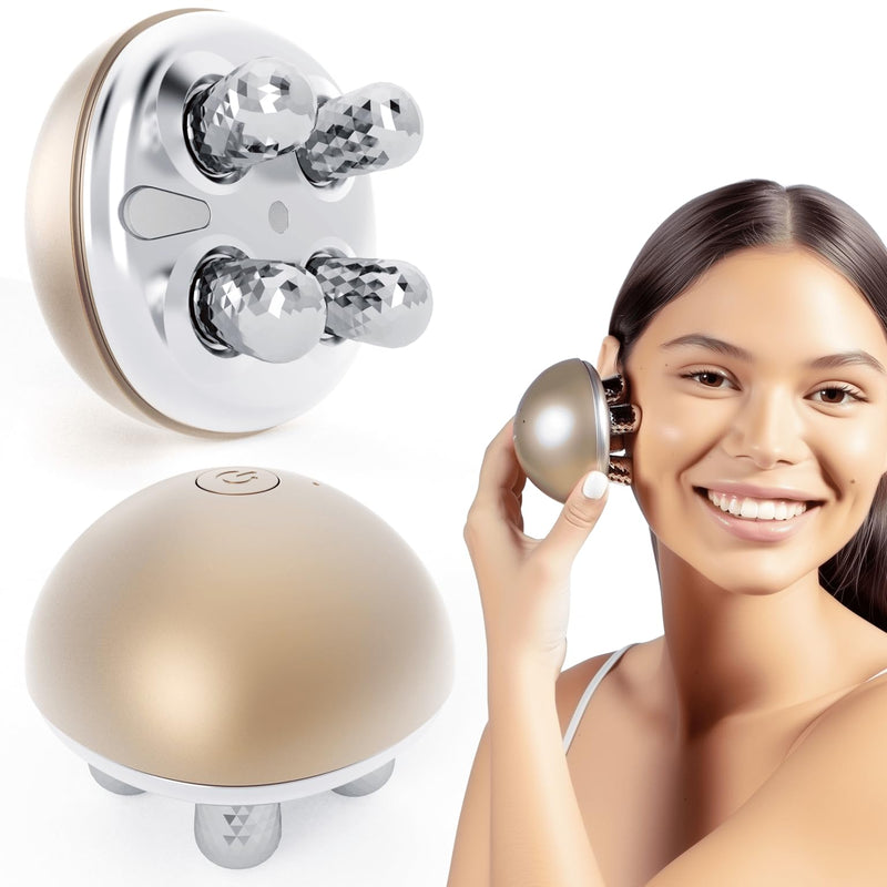 Microcurrent Facial Device, Face Massager Tool, Eye and Neck Massager, Face Roller, Beauty Tools for Relaxing Facial Massage and Skin Care Routine