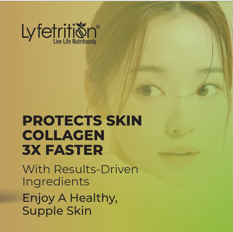 Lyfetrition Dermal Plumping Complex | 12 oz large Bottle | Anti-Ageing Serum Enriched with Vitamin C and Hyaluronic Acid