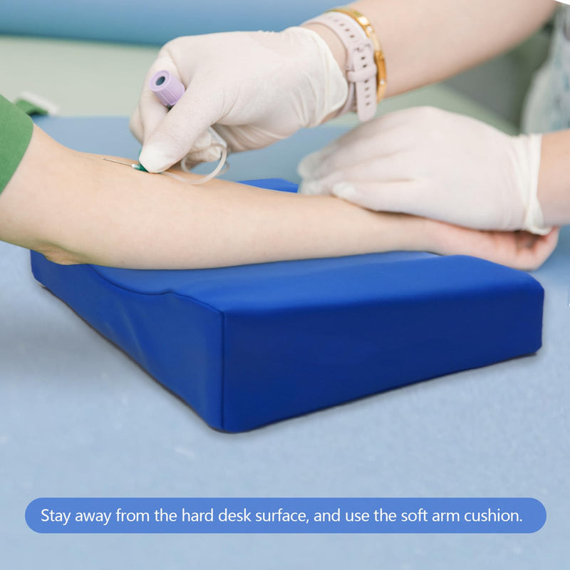 [Australia] - Arm Pillow for Infusion - Arm Positioning Cushion, Locator Slot Support Pad for Clinics Patient Nursing Care, 11" L x 7.9" W x 3.1" H, 1 Pcs 