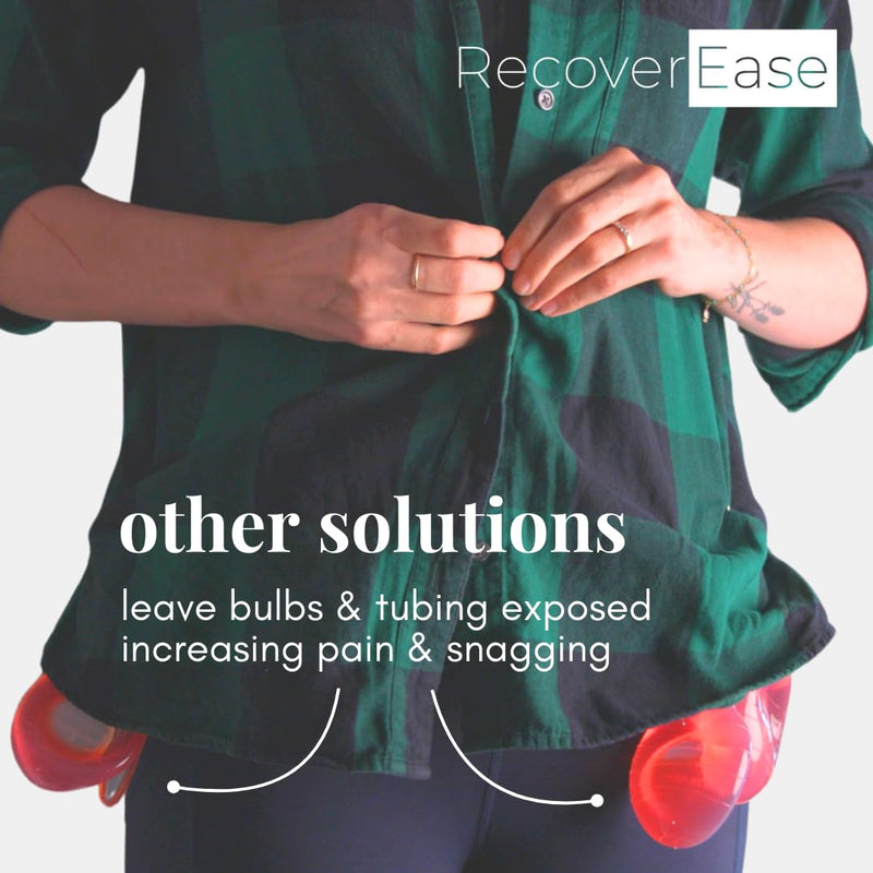 [Australia] - Mastectomy Drain Pouch for Breast Cancer Treatment & Recovery Supplies - Essential Post Surgery Must Haves & Recovery Gift - Comfortable Drain Holder Belt Medium 