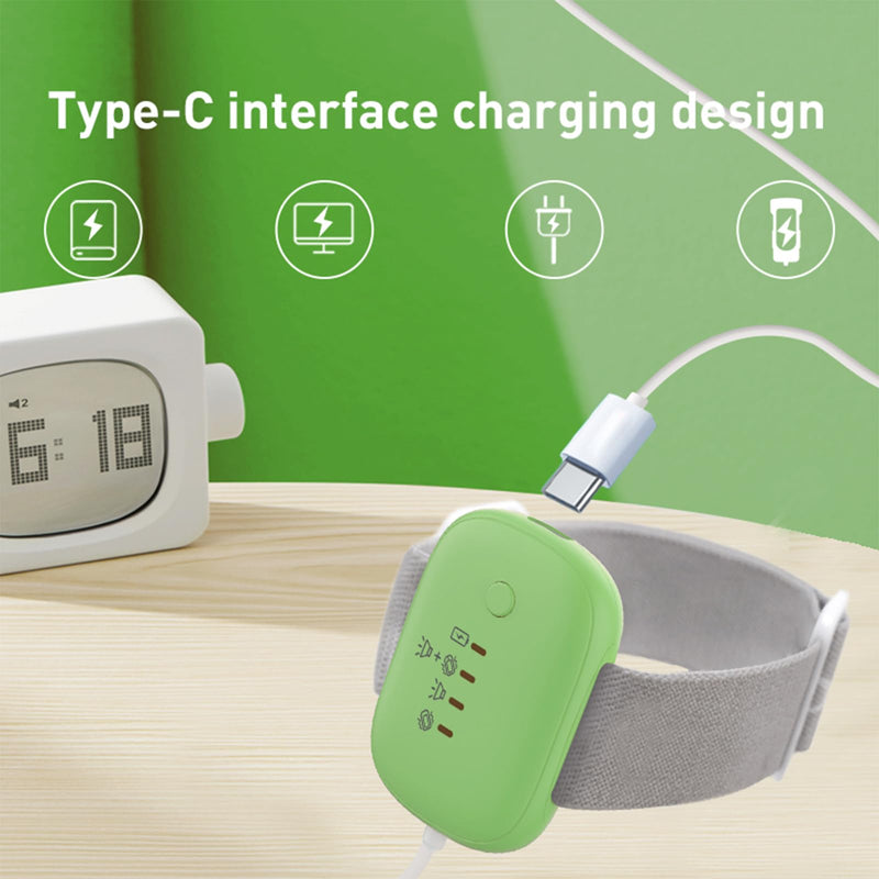 [Australia] - Bedwetting Alarm for Boys Girls, Night Time Potty Training Alarm Whit 3 Working Modes, Highly Sensitive Moisture Sensor, USB Rechargeable ‚Äì Stop Bedwetting Fast (Green) Green 