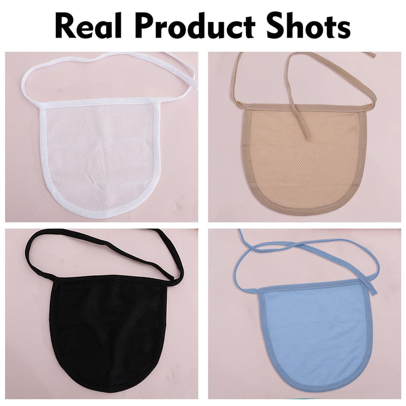 [Australia] - Tracheostomy Supplies - 4PCS Stoma Covers for Laryngectomy, Adjustable Neck Trachea Care Kits with Dust Shield Protectors, Women Men Unisex Mask (Single-layer) Single-layer 