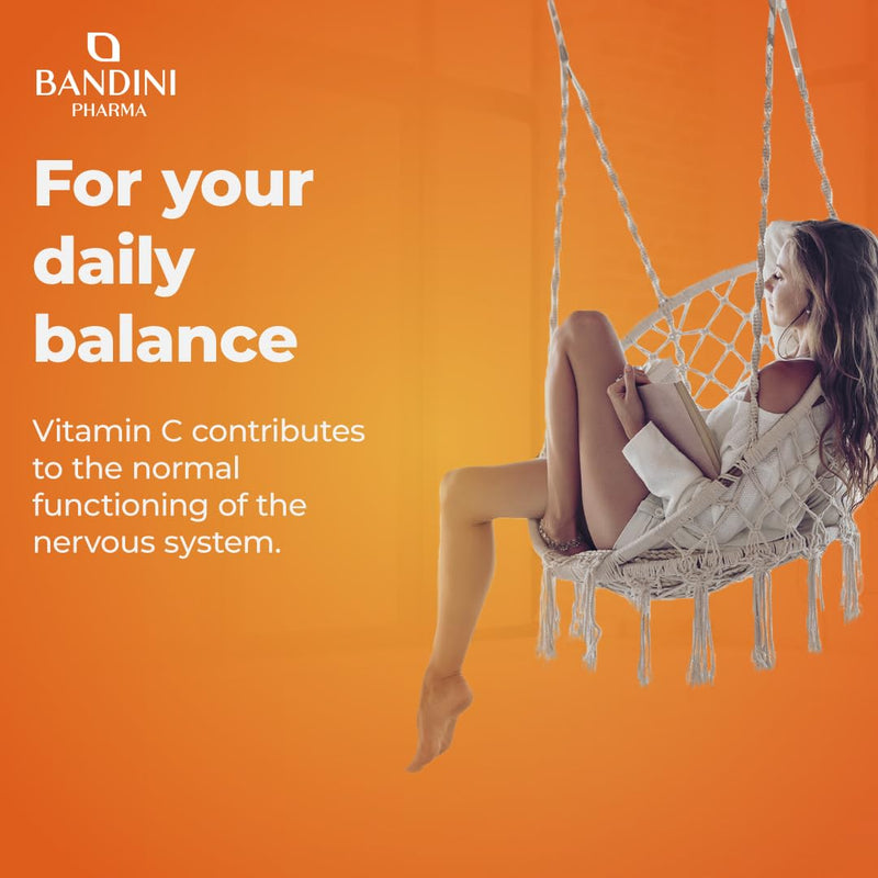 Bandini® Vitamin C 1000mg 200 Tablets (+6 Months) | Supports Immune System & Skin Health | High Strength for Healthy Bones, Nails, Hair | 100% Vegan L-Ascorbic Acid | Antioxidant Supplement, Non-GMO