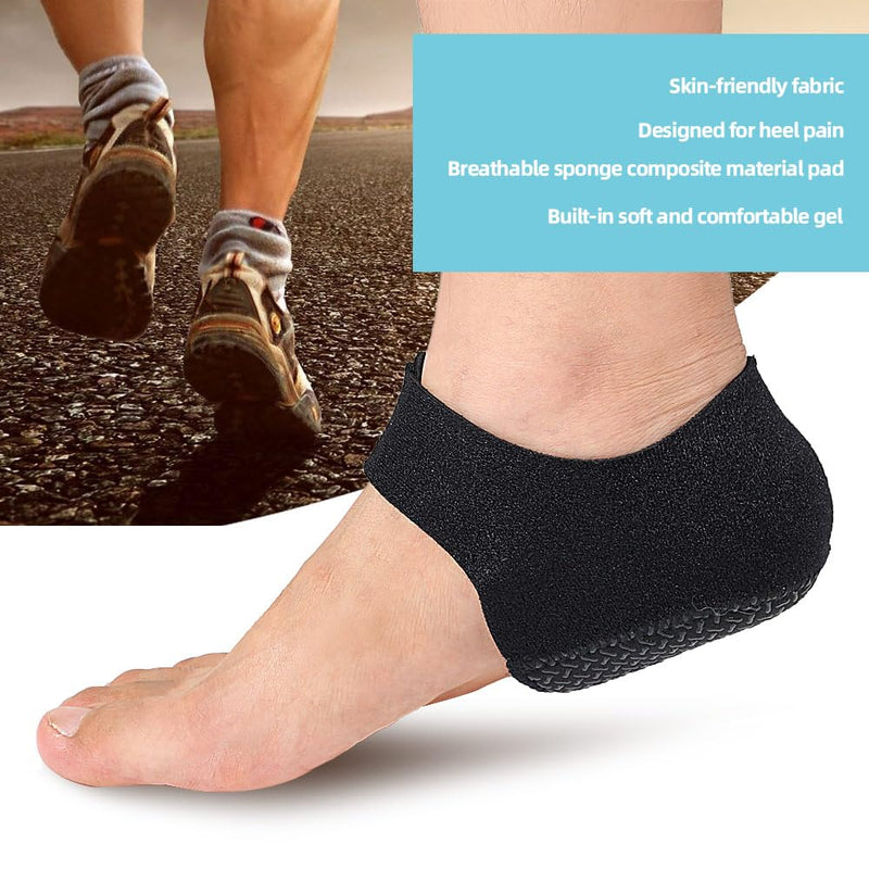[Australia] - Heel Cups, Anti-Slip Gel Heel Pads, Adjustable Heel Protectors Cushion for Heel Pain Relief for Men & Women (Small) Small 