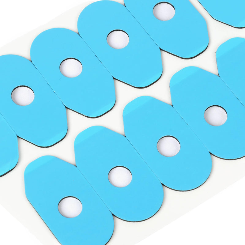 [Australia] - 1000pcs Optical Lens Edging Anti-Slip Sticks Eyeglasses Lens Edging Adhesive Blocking Pads 0.71x1.14inch 0.71x1.14 Inch 