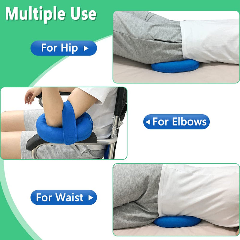 [Australia] - Zelen Arm Elevation Pillow Support, Arm Rest Elbow Pillow for Broken Arms, Elbow Pillows for Adults After Surgery, Sleeping Hand Pillows, Arms Support Post Surgery for Wrist, Leg, Knee, Ankle (2 Pcs) 