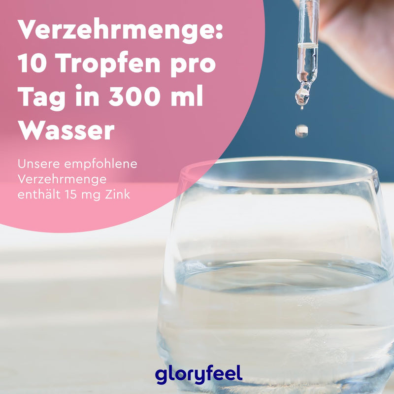 [Australia] - Zinc drops 100ml - Premium: Zinc sulfate (ionic zinc) - 3,400 drops without alcohol & vegan - Essential mineral for bones, cells and immune support* - Laboratory tested, without additives 