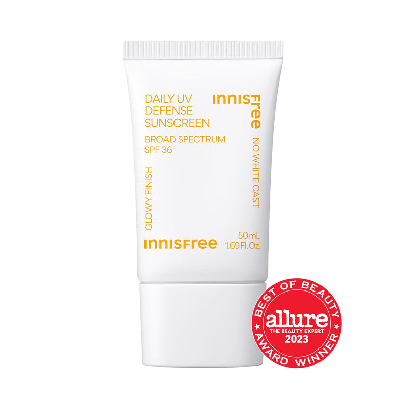 [Australia] - innisfree Daily UV Defense Sunscreen Broad Spectrum SPF 36, Invisible Korean Sunscreen with No White Cast (Packaging May Vary) 1.69 oz / 50 ml 