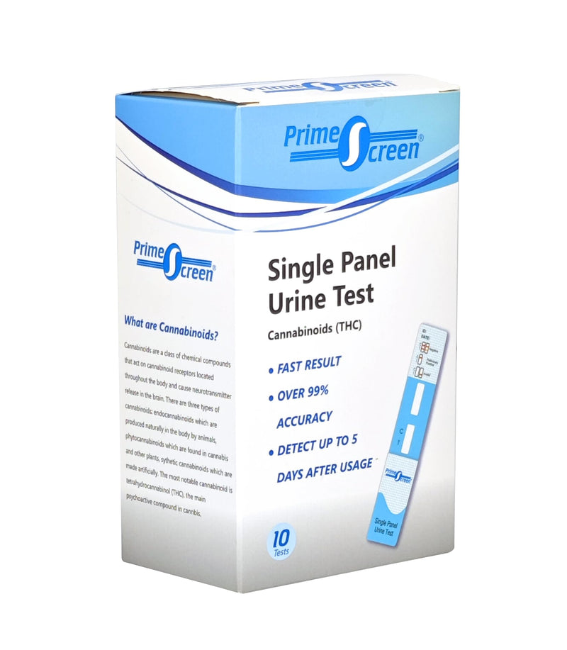 [Australia] - Prime Screen 10x THC urine test drug test THC test 50 ng/mL rapid drug test for cannabis marijuana hashish 