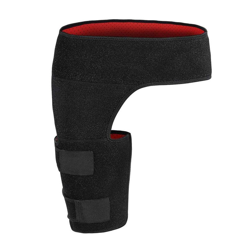 Groin and Hip Brace, Wicking Neoprene, Stay Dry and Comfortable, For Sciatica Pain, Groin Pulls, Hip Flexor Injuries, or Pulled Quads or Hamstrings
