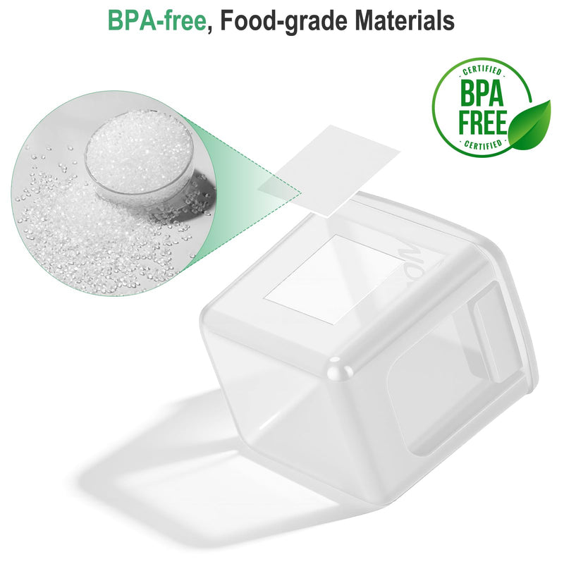 Weekly Pill Organizer 2 Times a Day,Magnetic Pill Case for Fridge-Black | 7-Day AM/PM Medicine Planner with 14 Detachable Compartments, Easy Open for Big Vitamins, Supplements, Medication Black+white