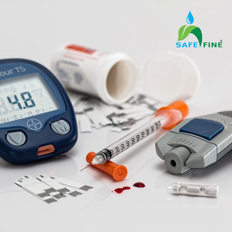 [Australia] - Safe Fine U-100 Insulin Syringes 8 mm 31G (5/16" x 0.25 mm) 0.5 ml/cc 100 Pcs/Box 8mm 31G 