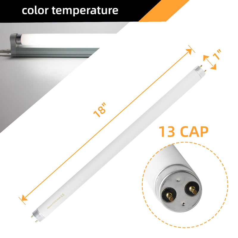 [Australia] - F15T8/DL 6500K 15W 18" T8 Fluorescent Linear Tube Bulb Daylight G13 Base 2 Pack 