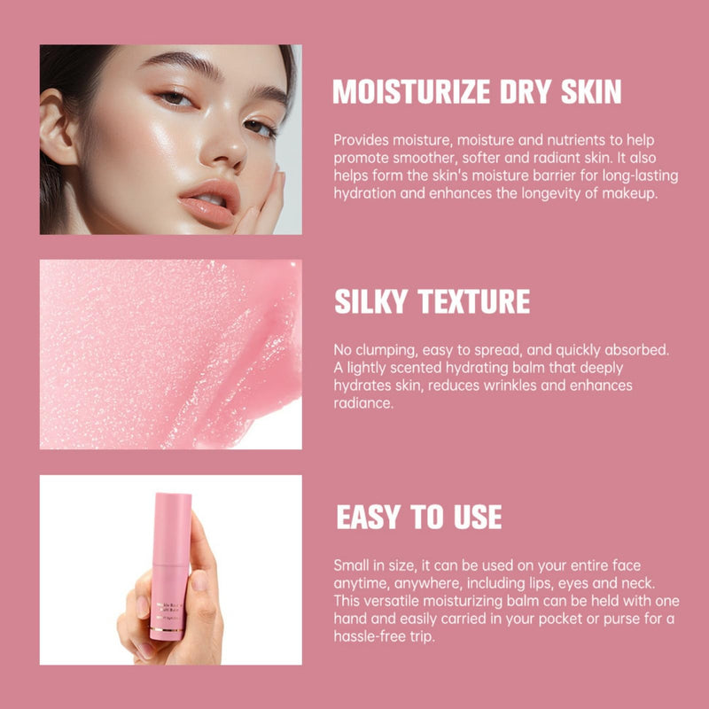 2PCS Wrinkle Multi Collagen Wand,Pure Collagen Wand,Collagen Wand Stick - Anti-Wrinkle Multi Balm & Moisturizer,Pure Collagen Stick for Face,Eye,Neck Wrinkles,All-in-One Moisturizing Collagen Balm 2