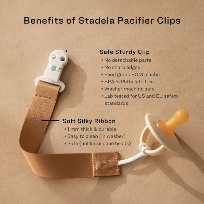[Australia] - Baby Pacifier Clip Leash Soothie Holder Unisex for Girl or Boy 4 Pack Gift Set Universal Fit (Boho Baby) Western Baby 