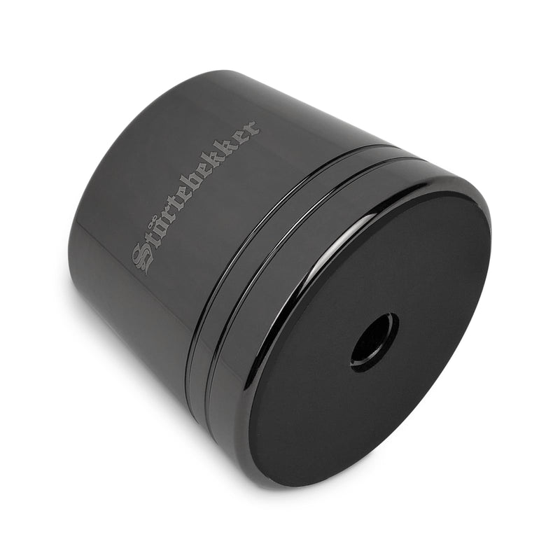[Australia] - Störtebekker® Premium shaving stand 'Hamburg' made of stainless steel in black - suitable for (Störtebekker®) safety razors 'Hamburg' - high-quality accessories - non-slip base - solid stand - 125g #1 Black 