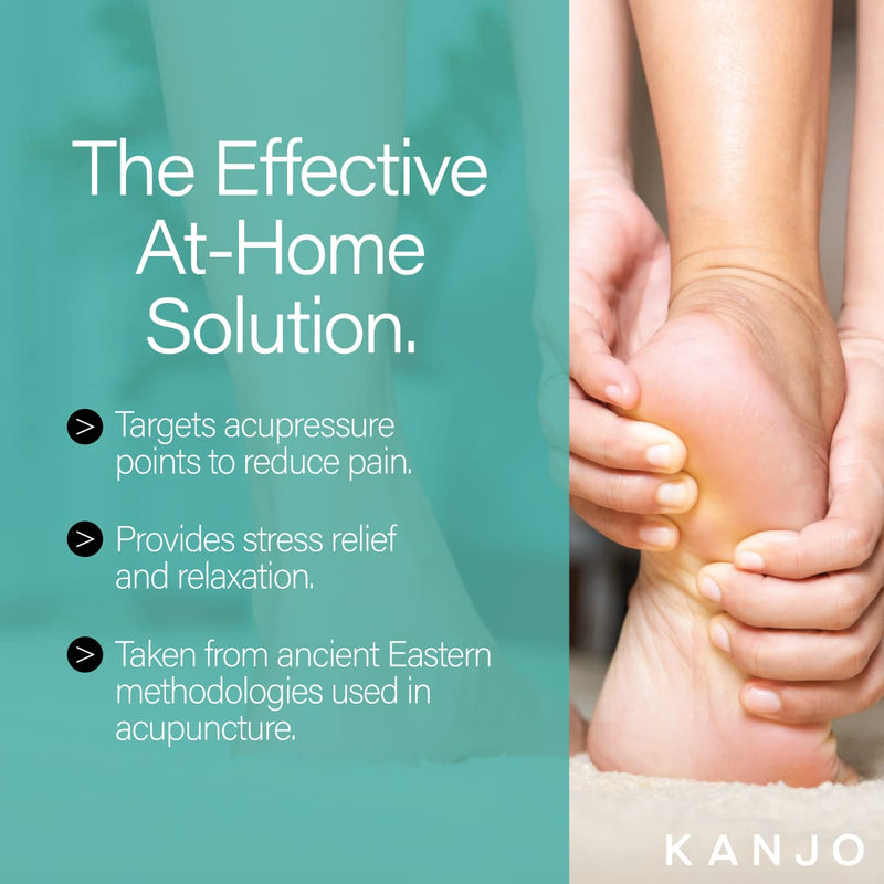 [Australia] - Kanjo FSA HSA Eligible Memory Foam Acupressure Foot Mat | Pressure Point & Acupressure Mat for Feet | Helps Relieve Plantar Fasciitis, Heel Pain & Arch Pain | for Use at Standing Desk 
