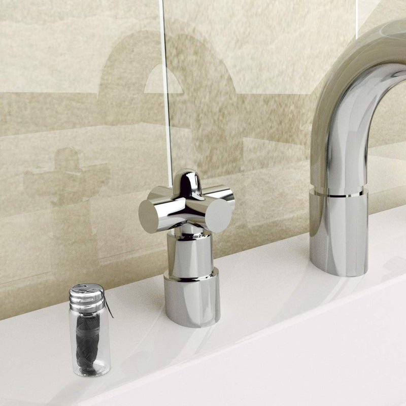 [Australia] - Ökolution Premium dental floss, BPA-free and vegan, 30 meters long, with activated carbon, cleans the spaces between teeth, in a reusable glass container with lid 30.00 m (pack of 1) 