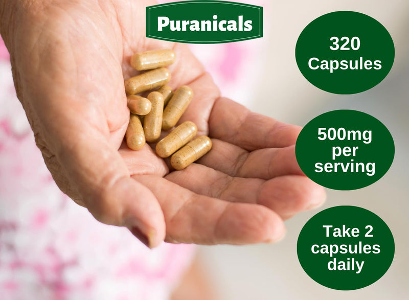 [Australia] - Manjistha Premium 320 Capsules Non GMO and Gluten Free | Herbal Supplement | 500 mg Per Serving | Made with 100% Pure Manjistha Root Powder Manjistha Capsules 320 Count (Pack of 1) 