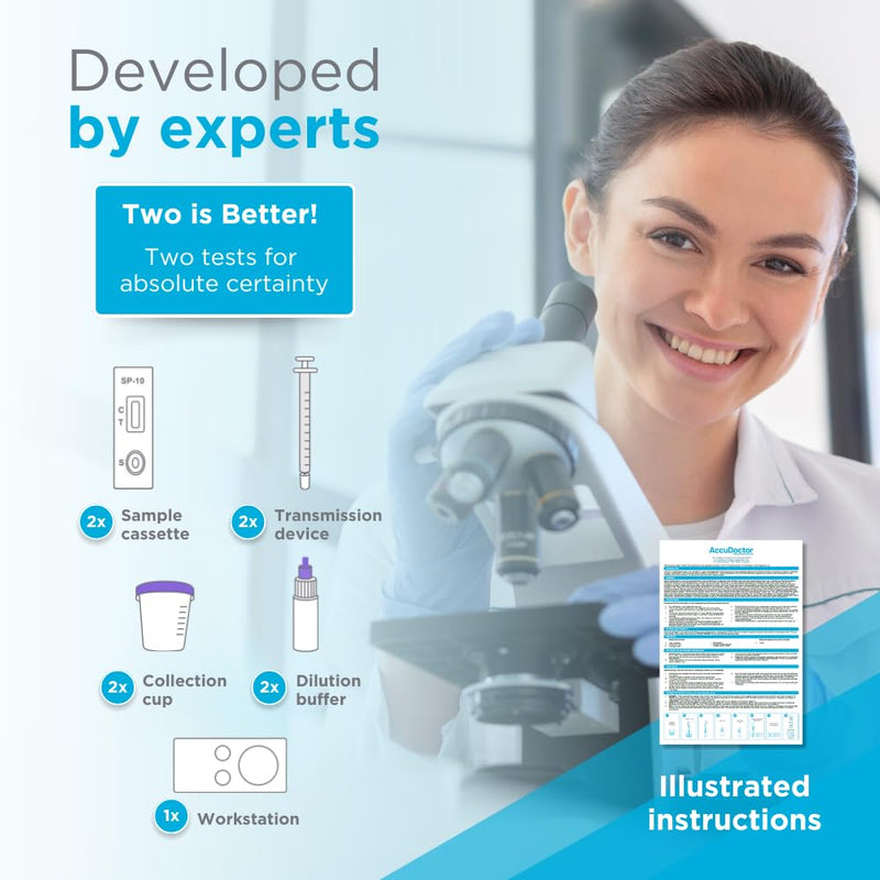 [Australia] - Accudoctor 2 sperm test for men sperm test sperm rapid test fertility test for men fertility tests desire to have children sperm test fertility at home fertility man sperm quantity 