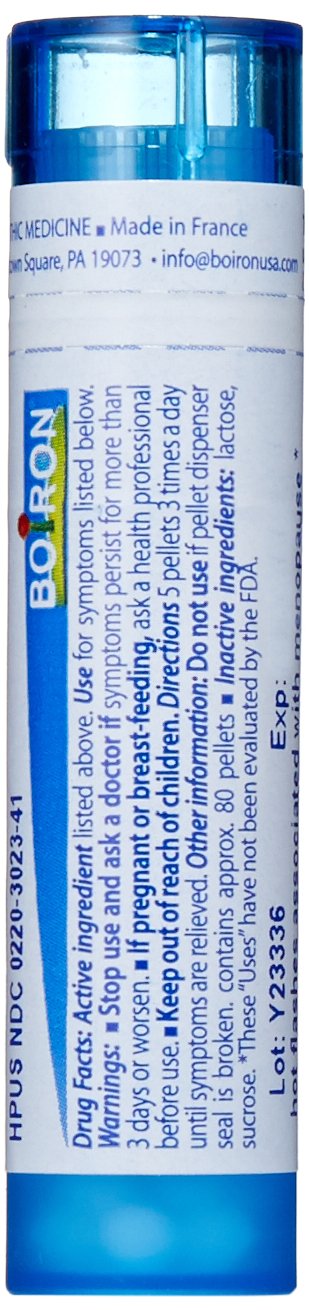Boiron Lachesis Mutus 30C (Pack of 5), Homeopathic Medicine for Hot Flashes
