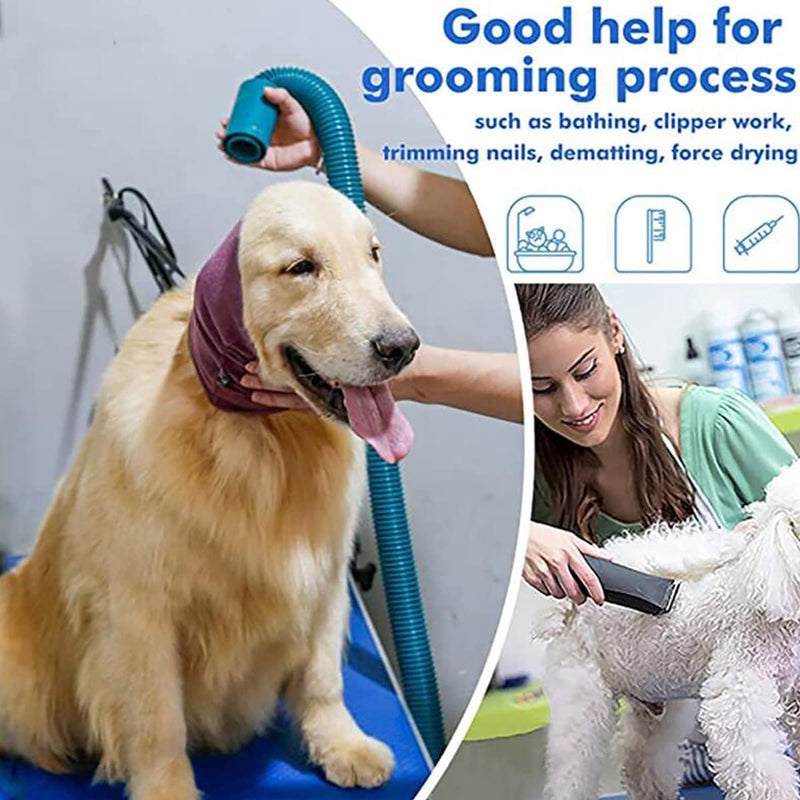 Quiet Ears Covers for Dogs 3pcs,Dog Snoods Ear Covers for Noise,Grooming and Force Drying Miracle Tool for Anxiety Relief & Calming Dogs(Grey+Pink+Purple) (Small) Small - PawsPlanet Australia