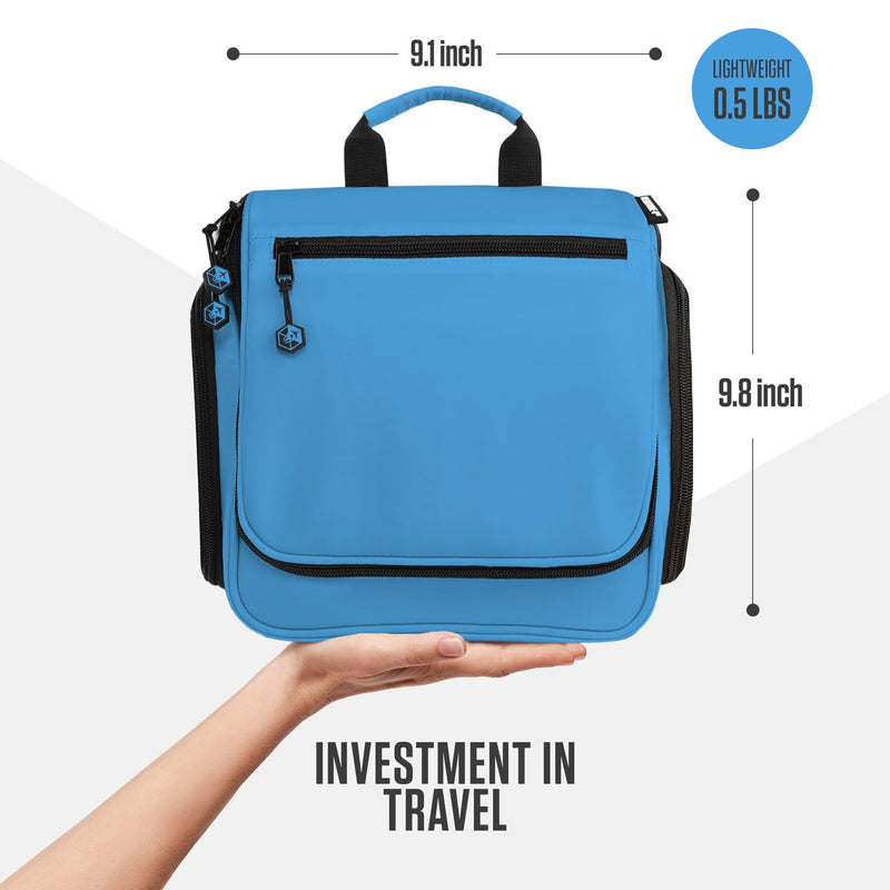 VENTURE 4TH Travel Toiletry Bag & Quick Dry Towel Set - Ideal Travel Bundle for Camping, Hiking, Backpacking and Business Trips - Size XL Travel Towel