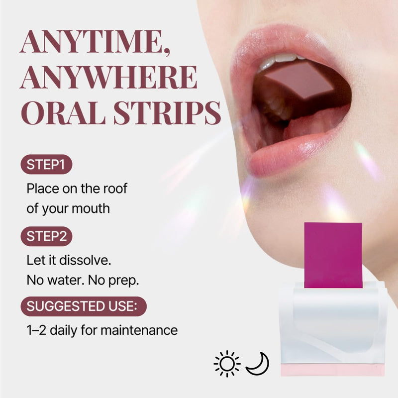 ESTHER FORMULA Biotin Strips (30 ct) - Fast-Absorbing Oral Strips | Biotin Supplement with Bamboo Extract for Healthy Hair, Strong Nails & Beauty Support, Sugar-Free