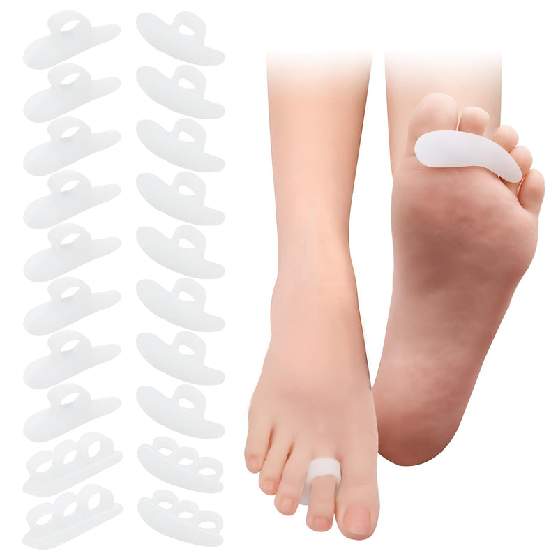 [Australia] - Scettar Silicone Hammer Toe Pads, 10 Pairs Hammer Toe Correction for Men/Women, Toe Protection Hammer Toe Pads for Pain Relief, Soft and Reusable Hammer Toe Correctors 