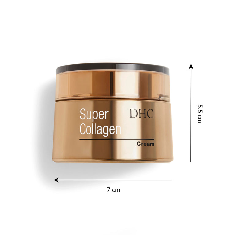 DHC Super Collagen Cream, Skin Plumping Anti-Aging Face Cream, 1.7 oz | Collagen-Boosting Moisturizer with Peptides and Vitamin C, Improves Skin Firmness and Brightness