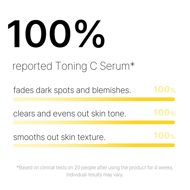Cell Fusion C Toning C Serum, Dark Spot Serum with Vitamin C and Niacinamide, Korean Skincare for Radiant and Bright Skin, 1.01 fl.oz