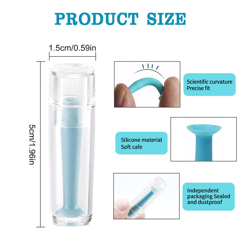 [Australia] - Set of 5 Contact Lens Suckers, Suckers for Hard Lenses, Contact Lenses - Accessories Set of 5 Suction Cups for Contact Lenses, Contact Lens Suckers, Contact Lens Remover Soft Lenses (Multi-Colour) 