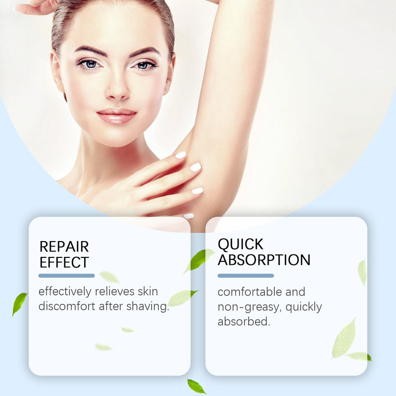 Ingrown Hair Treatment Serum, Smoothing Solution Ingrown Hair Treatment Roller, Gentle Exfoliation, for Underarms, Legs, and Chest, for Visibly Clearer, Smoother Skin (2pcs) 0.85 Fl Oz (Pack of 2)