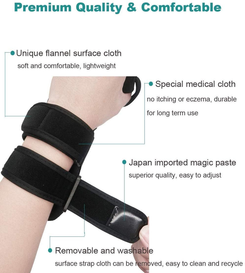 Stroke Resting Hand Splint Left - Medical Night Hand Immobilizer Brace Finger Separator Functional Wrist Brace for Carpel Tunnel Pain, Sprain Fracture, Tendonitis & Post Stroke Recovery Left - Large