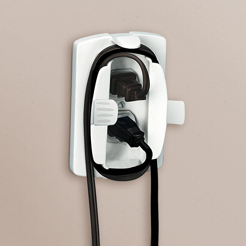 [Australia] - Safety 1st Outlet Cover/Cord Shortner, White, 2 Count 2 Count (Pack of 1) 