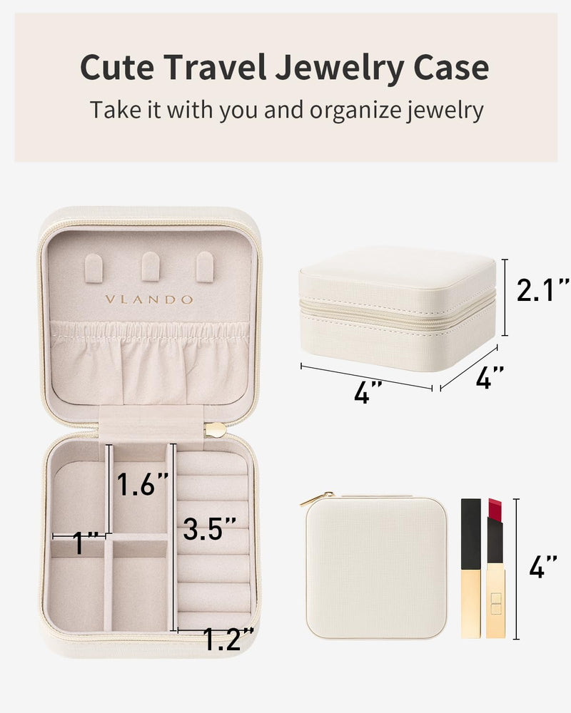 VLANDO Wedding Gifts & Travel Makeup Bag