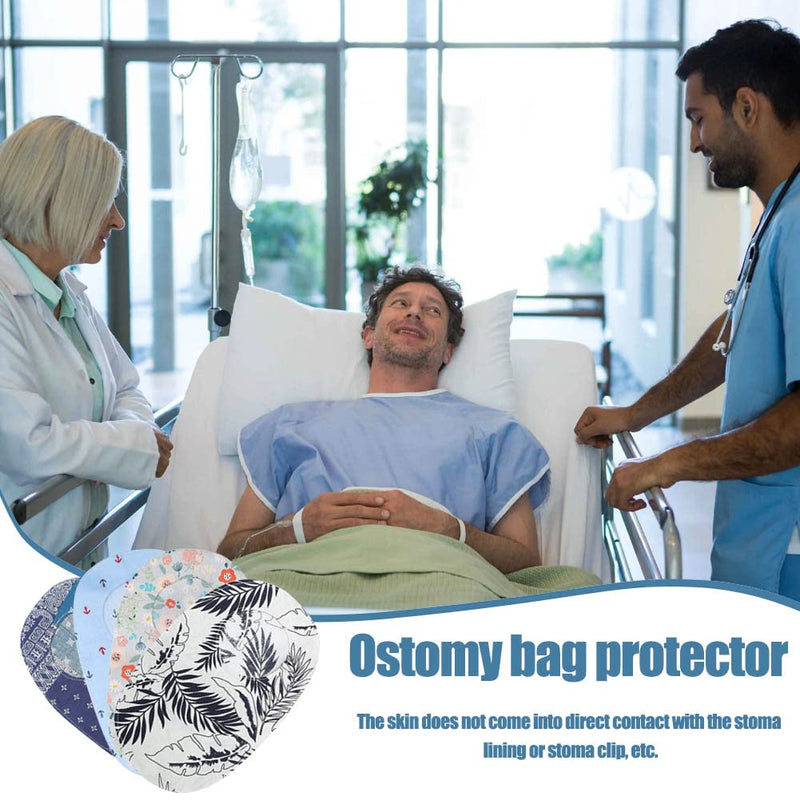 [Australia] - Ostomy Bag Cover, Stretchy Colostomy Bag Covers, Universal Ostomy Pouch Support Garment for Ileostomy Stoma Blue 