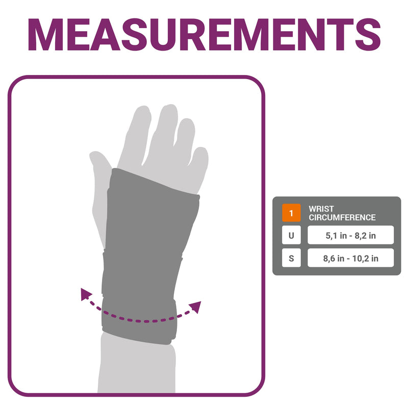 [Australia] - HIDROLIGHT - Wrist Orthosis with Bilateral Splint - Pain Relief Wristbands, Carpal Tunnel Relief - Adjustable, for Tendonitis, Arthritis, Sprains, Wrist Wraps, Non-Slip Grip - Black, Special X-Large 1 