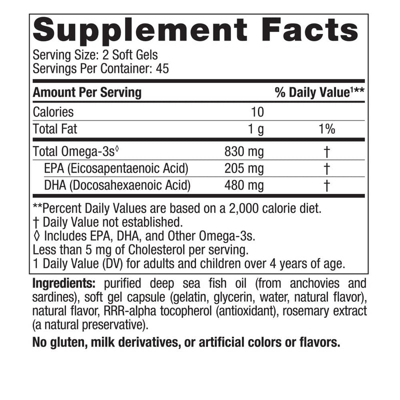 [Australia] - Nordic Naturals DHA, Strawberry - 90 Soft Gels - 830 mg Omega-3 - High-Intensity DHA Formula for Brain & Nervous System Support - Non-GMO - 45 Servings 90 Count (Pack of 1) 