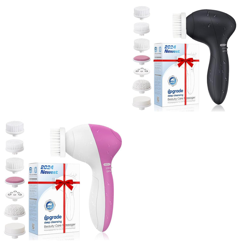 COSLUS 7 in 1 JBK-D Face Cleansing Brush for Men Women