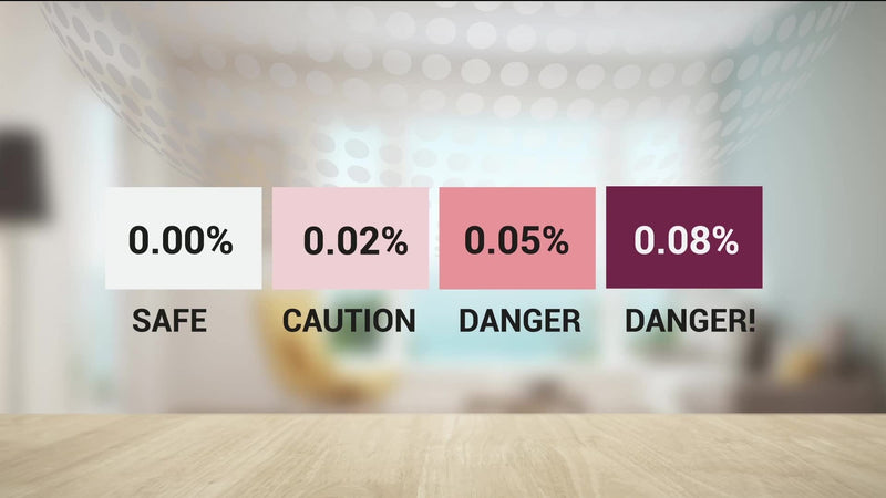 Vivitar Laboratories Disposable Alcohol Breath Analyzer 2 Pack Single Use Breathalyzer FDA Cleared 99% Accurate Test Personal Breathalyzer with Fast Results, Easy to Use, Portable, White